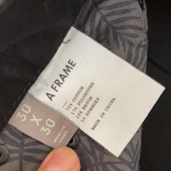 Stitch fix A-frame high rise black jeans size 30 - Picture 8 of 8